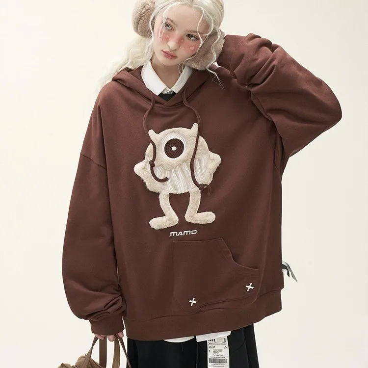 MAMC | Long Sleeves Cotton Oversized Logo - Street Style