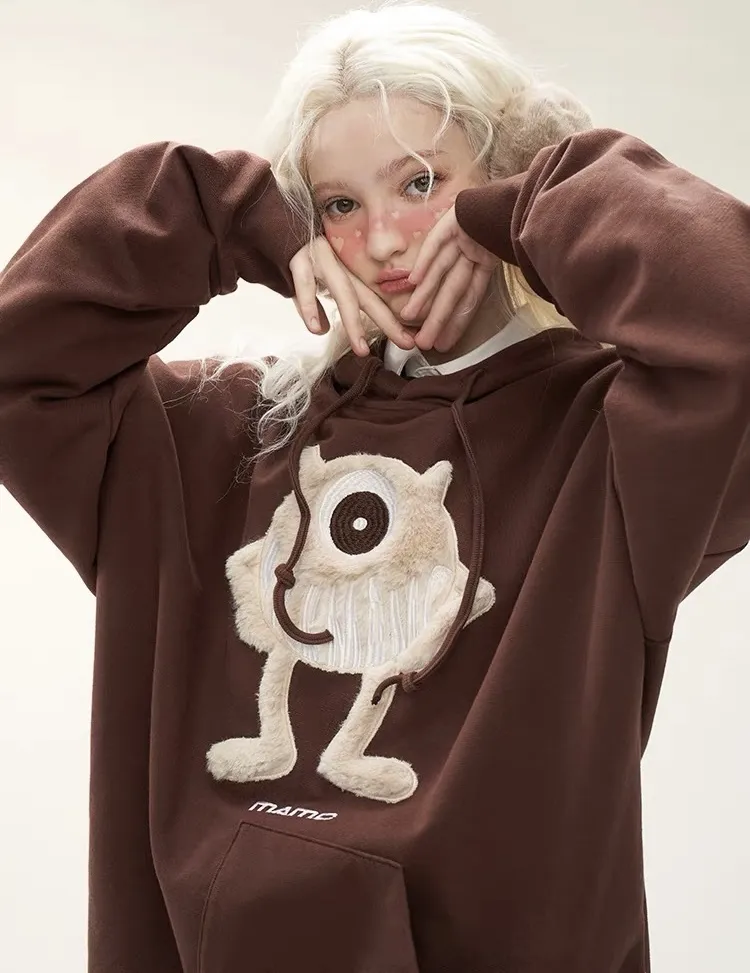 MAMC | Long Sleeves Cotton Oversized Logo - Street Style