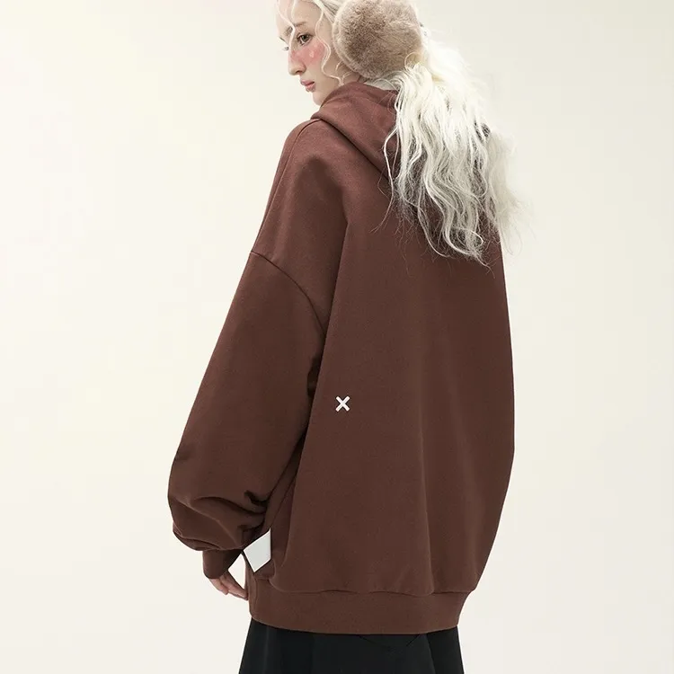 MAMC | Long Sleeves Cotton Oversized Logo - Street Style