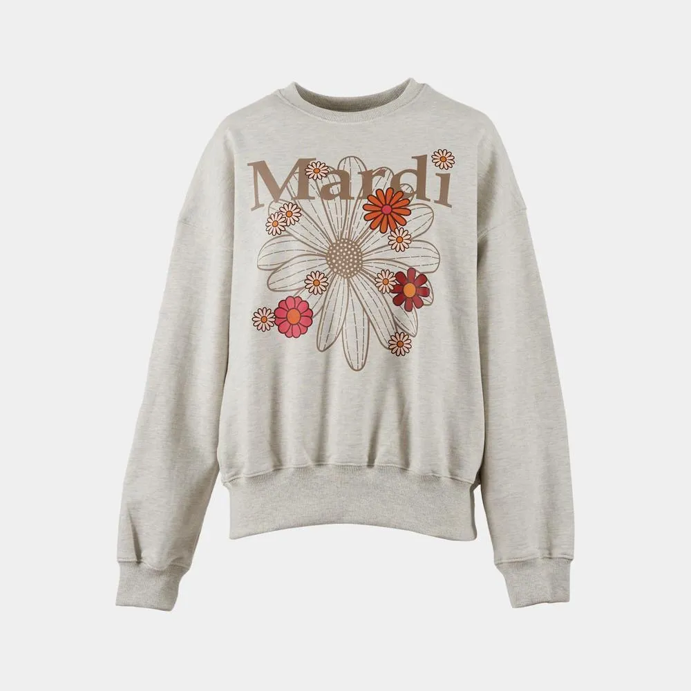 Mardi Mercredi | Crew Neck Long Sleeves Cotton Logo - Street Style