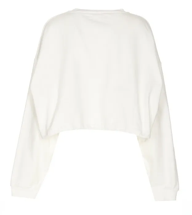 MARNI long sleeves cotton logo with flower patterns street style