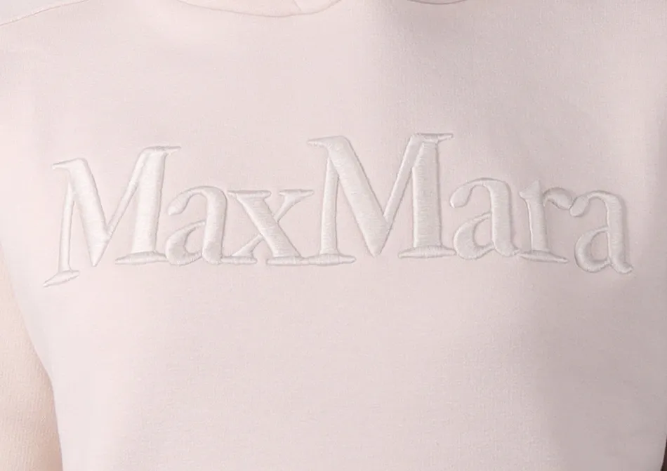 Max Mara Street Style Logo Hoodies & Sweatshirts