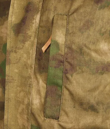 Men's Wax Jacket in Camo