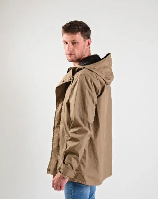 Men's Wax Jacket in Khaki