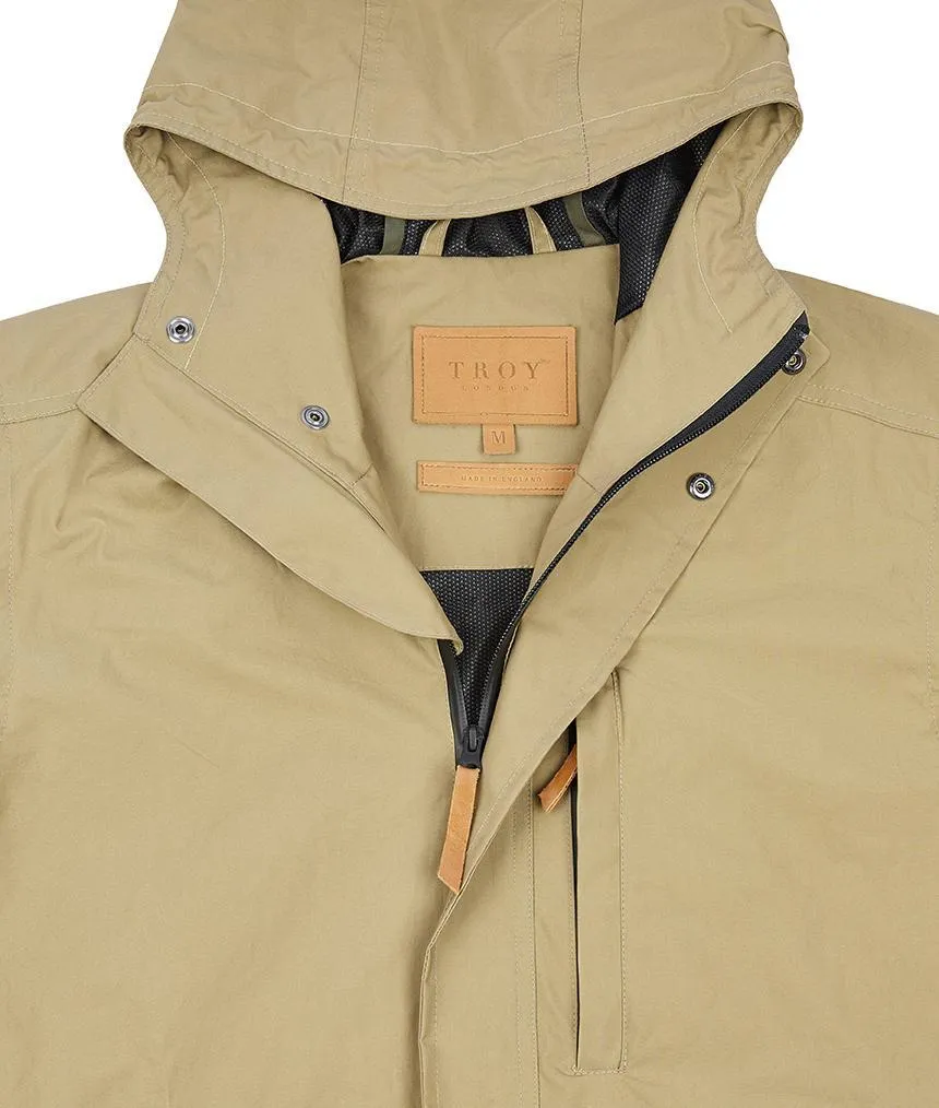 Men's Wax Jacket in Khaki