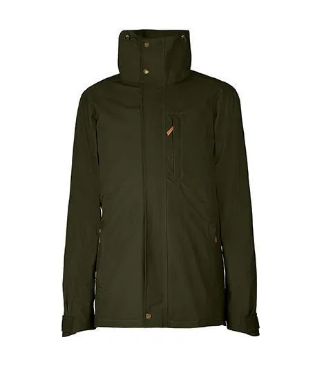 Men's Wax Jacket in Military Green