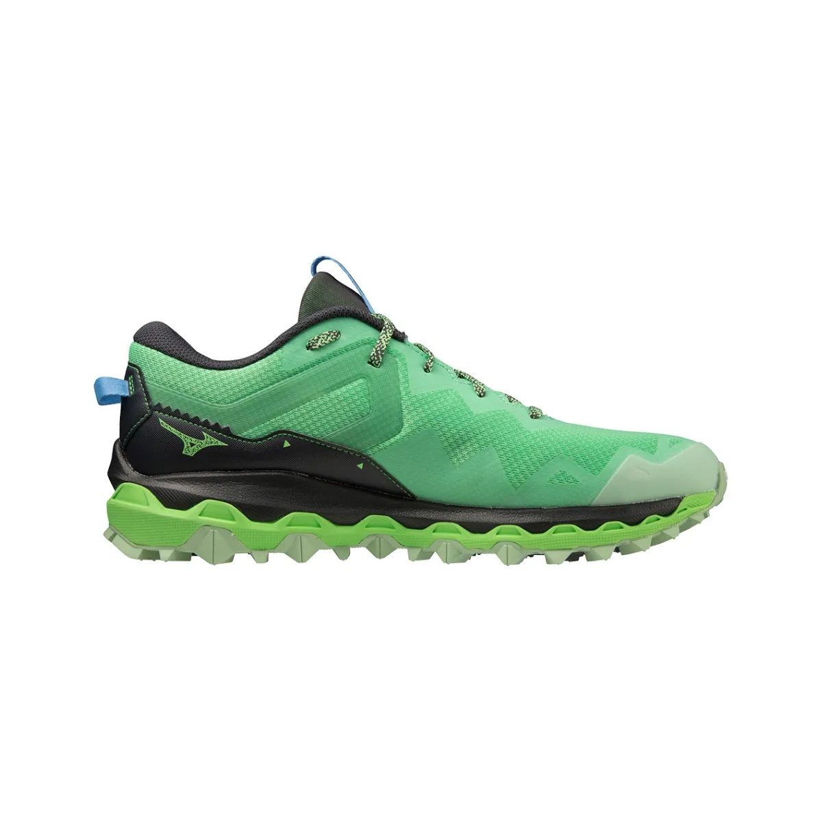 Mizuno Wave Mujin 9 Green Black Shoes