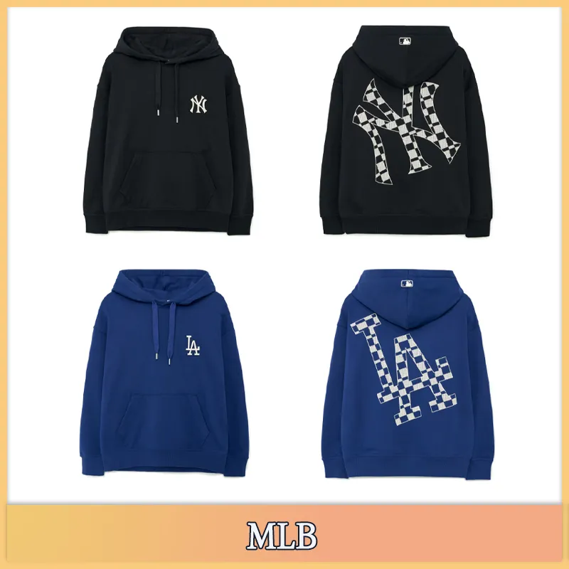 MLB Korea Hoodies | Street Style Cotton Logo | Unisex