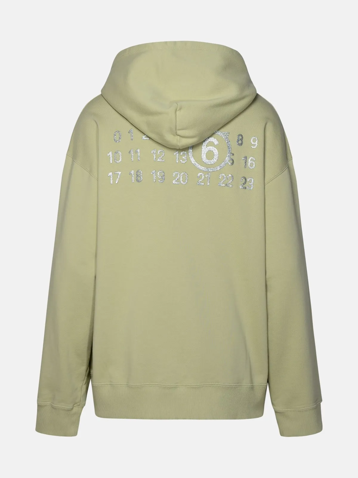 MM6 Maison Margiela | Long Sleeve Plain Cotton Oversized Logo Shirt