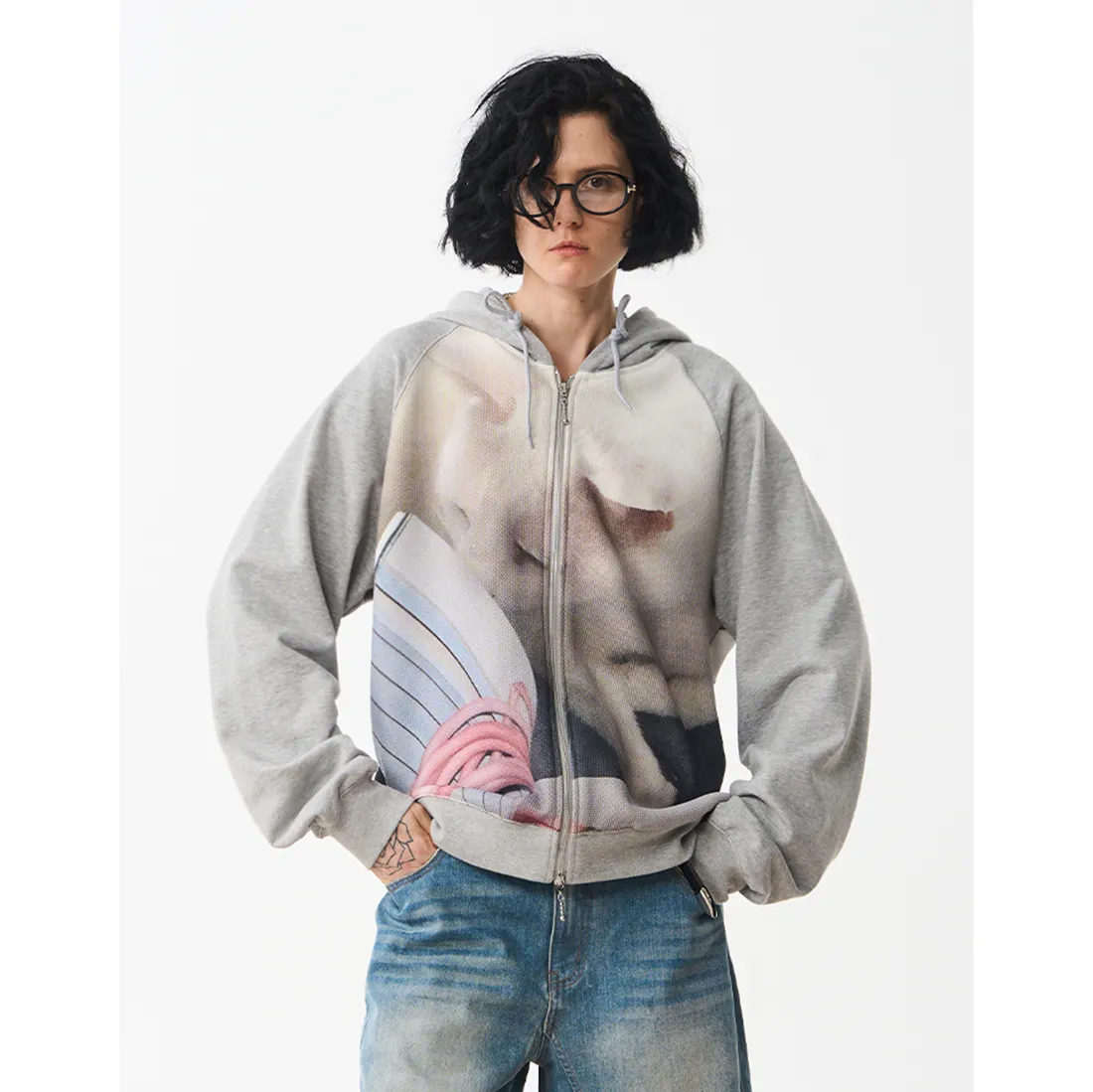 MODITEC | Unisex Street Style Long Sleeves with Various Animal Patterns