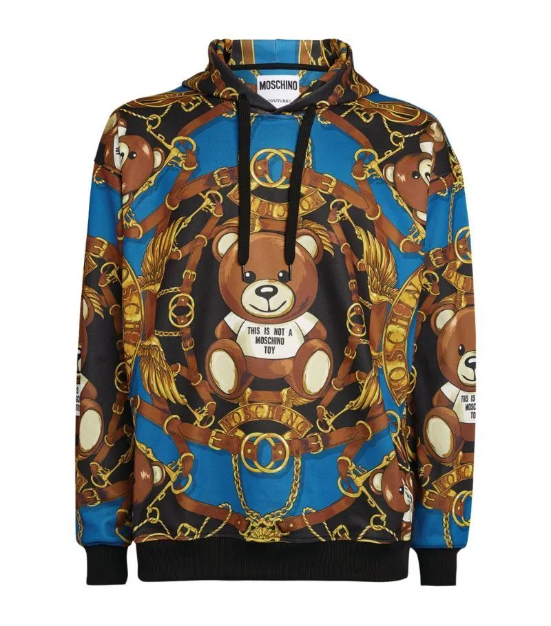 Moschino Unisex Long Sleeves Animal Patterns Cotton Logo