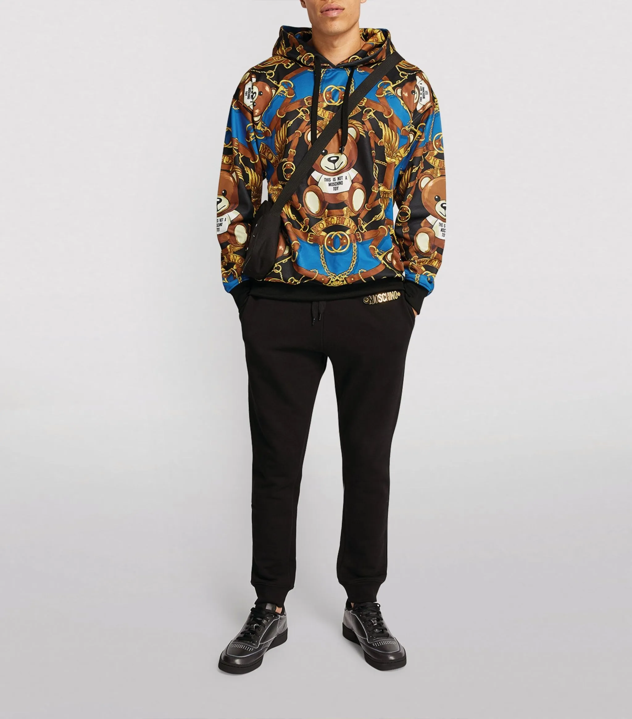 Moschino Unisex Long Sleeves Animal Patterns Cotton Logo