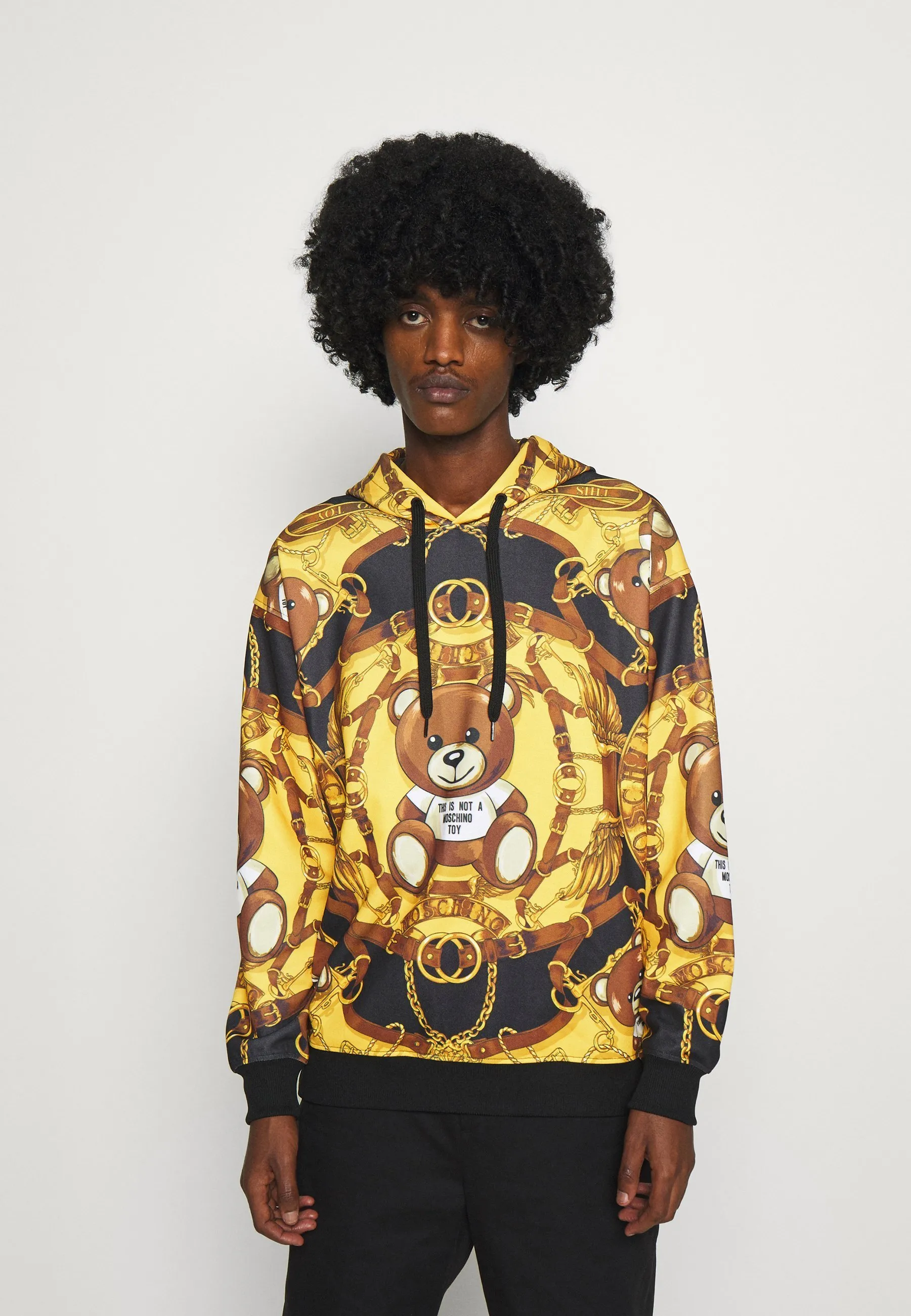 Moschino Unisex Long Sleeves Animal Patterns Cotton Logo