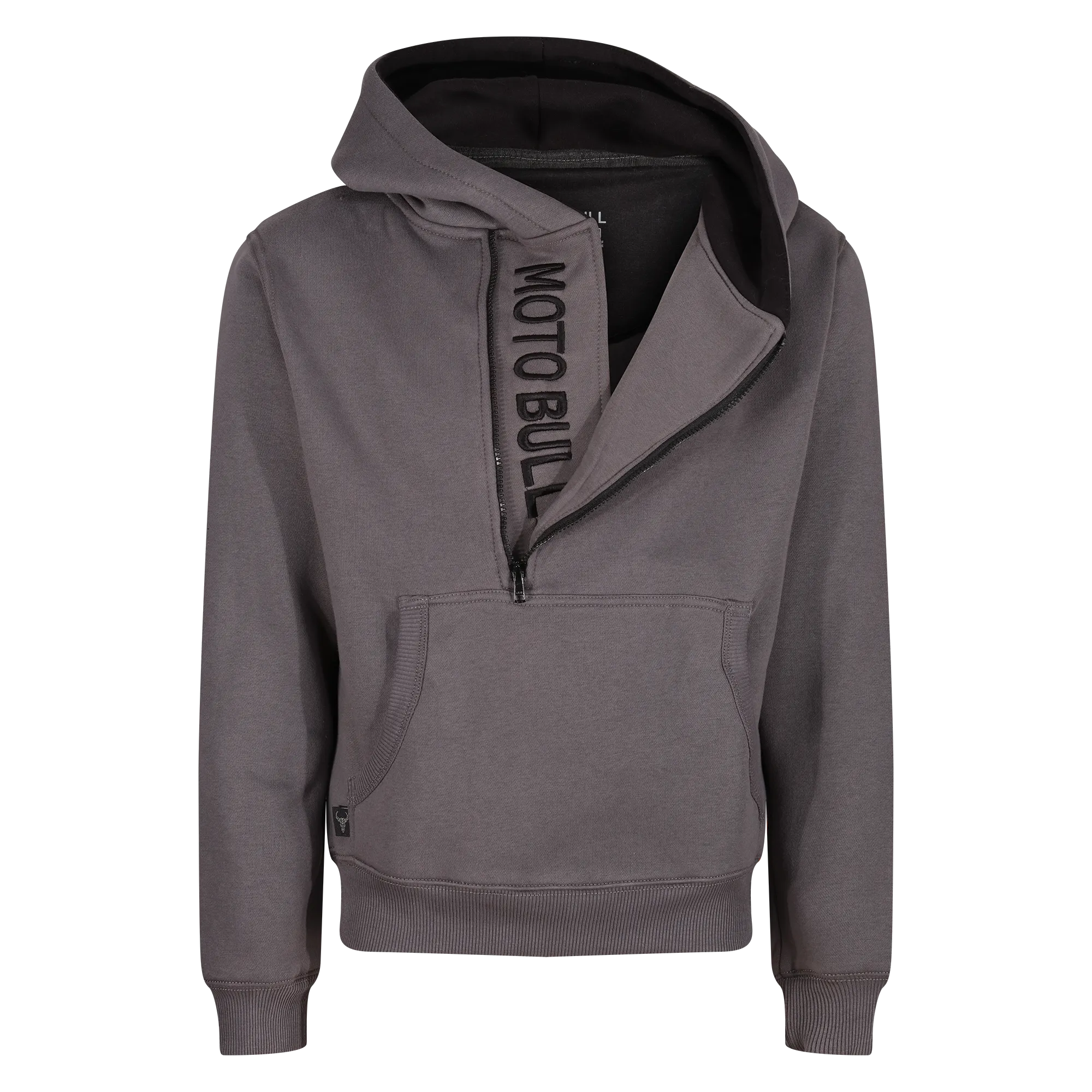 MotoBull Helmet Hoodie (Grey)