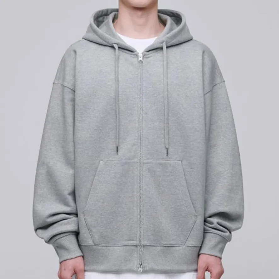 MUSINSA | Street Style Long Sleeves Plain Cotton Oversized Hoodies