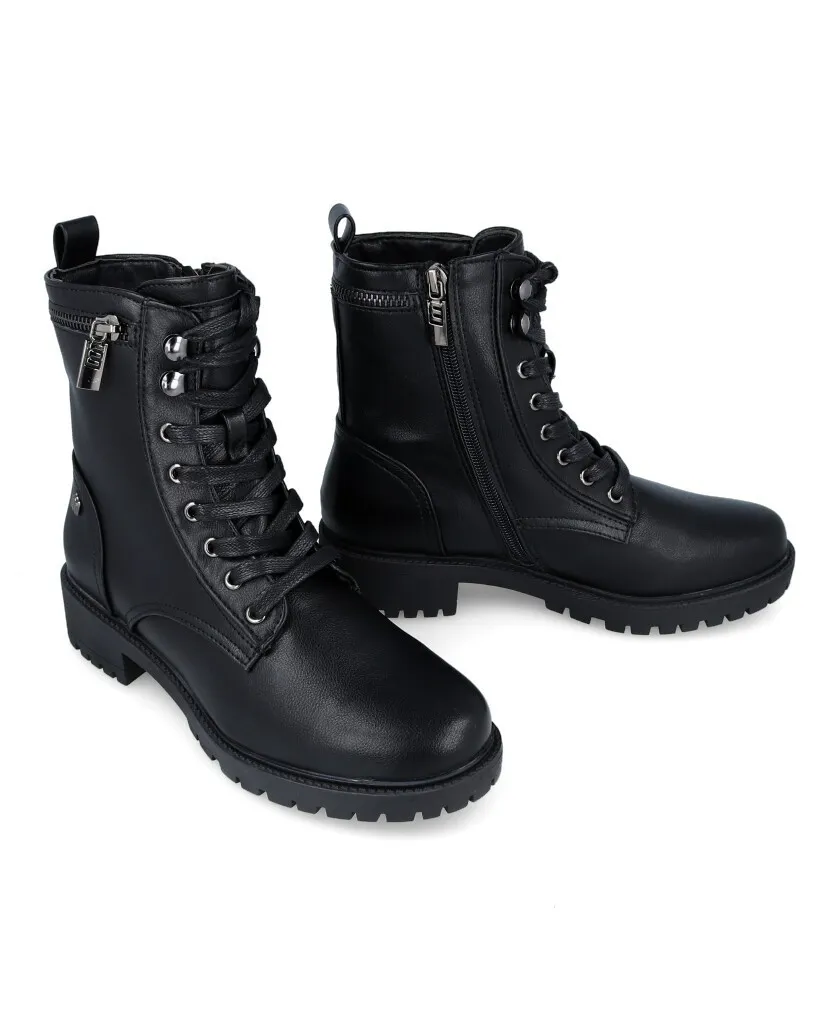 Mustang Campa 53208 Low-heeled military boots