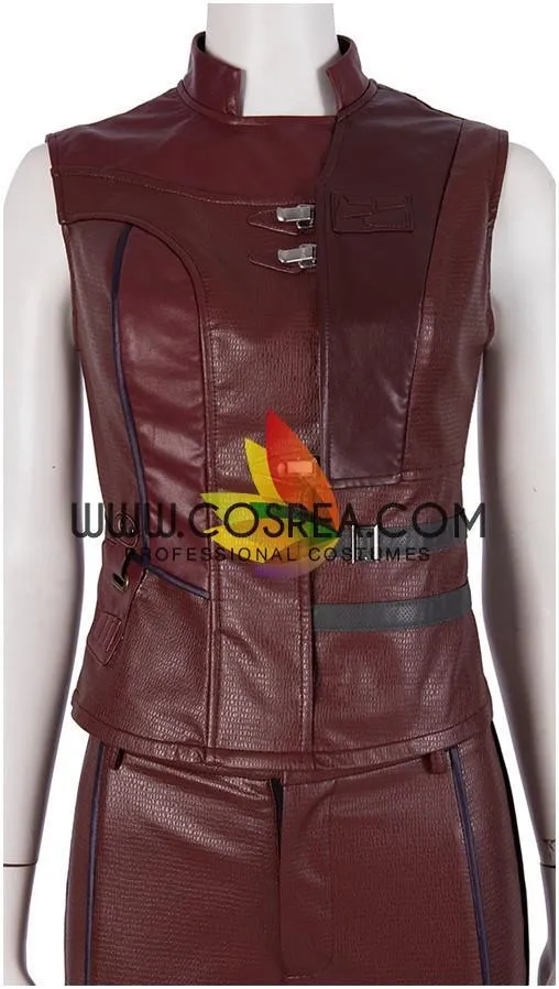 Nebula Endgame Cosplay Costume - High-Quality PU Leather.