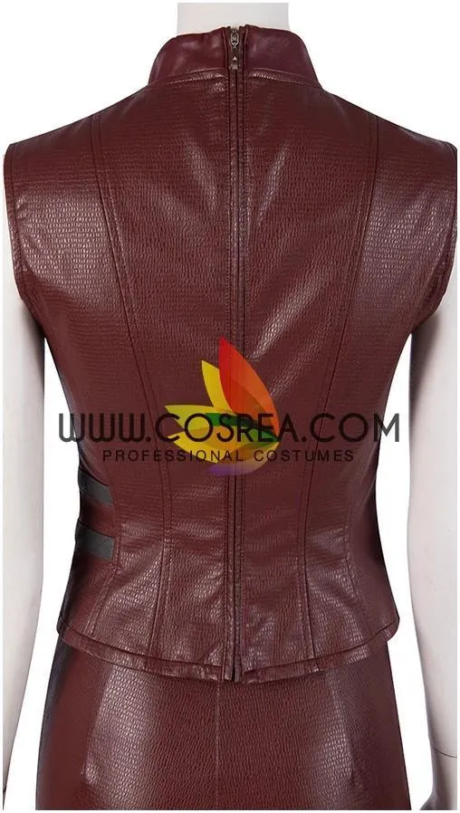 Nebula Endgame Cosplay Costume - High-Quality PU Leather.