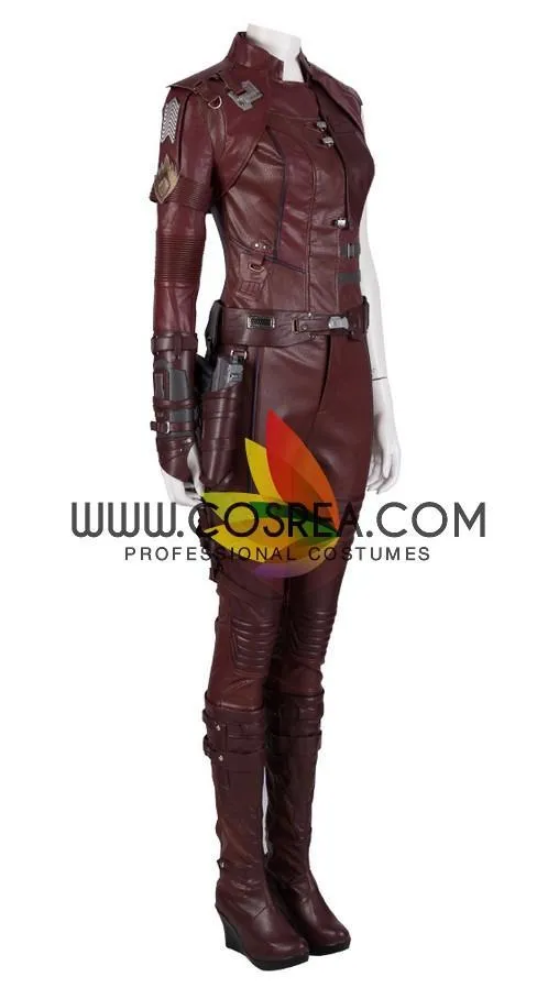 Nebula Endgame Cosplay Costume - High-Quality PU Leather.