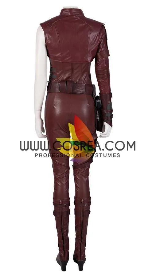 Nebula Endgame Cosplay Costume - High-Quality PU Leather.