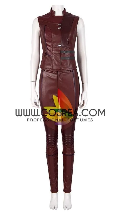 Nebula Endgame Cosplay Costume - High-Quality PU Leather.