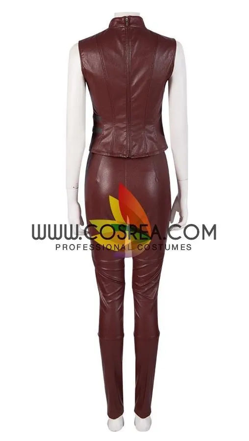 Nebula Endgame Cosplay Costume - High-Quality PU Leather.