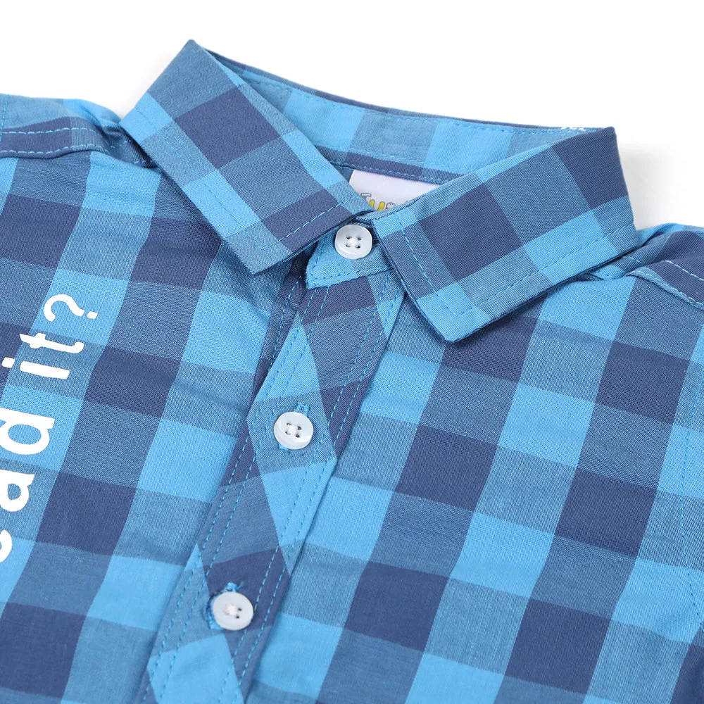 New Baby Boy's Casual Shirt in Blue