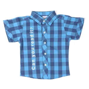 New Baby Boy's Casual Shirt in Blue