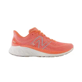 New Balance Coral White Women's Shoes