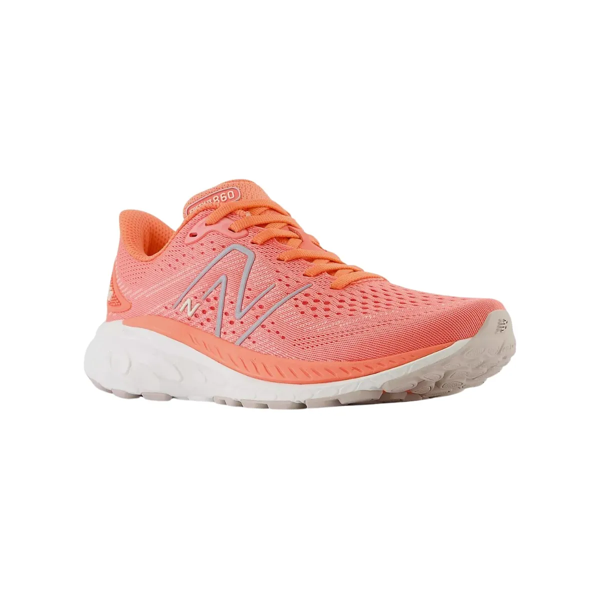 New Balance Coral White Women's Shoes