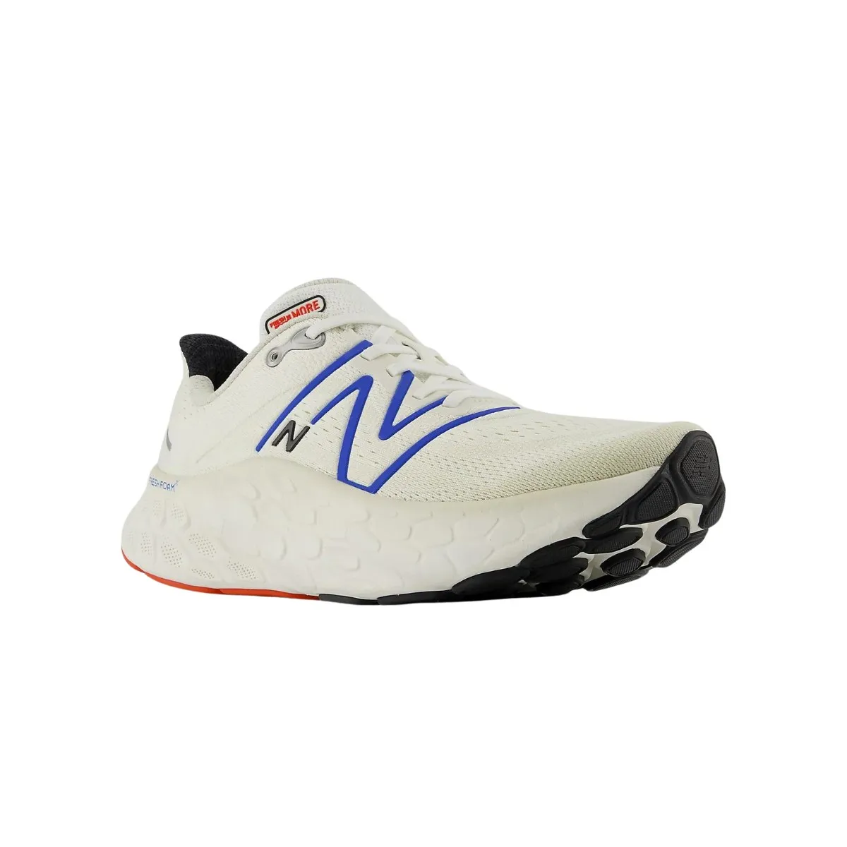 New Balance White Blue Sneakers - Fresh Foam X More v4 - SS24