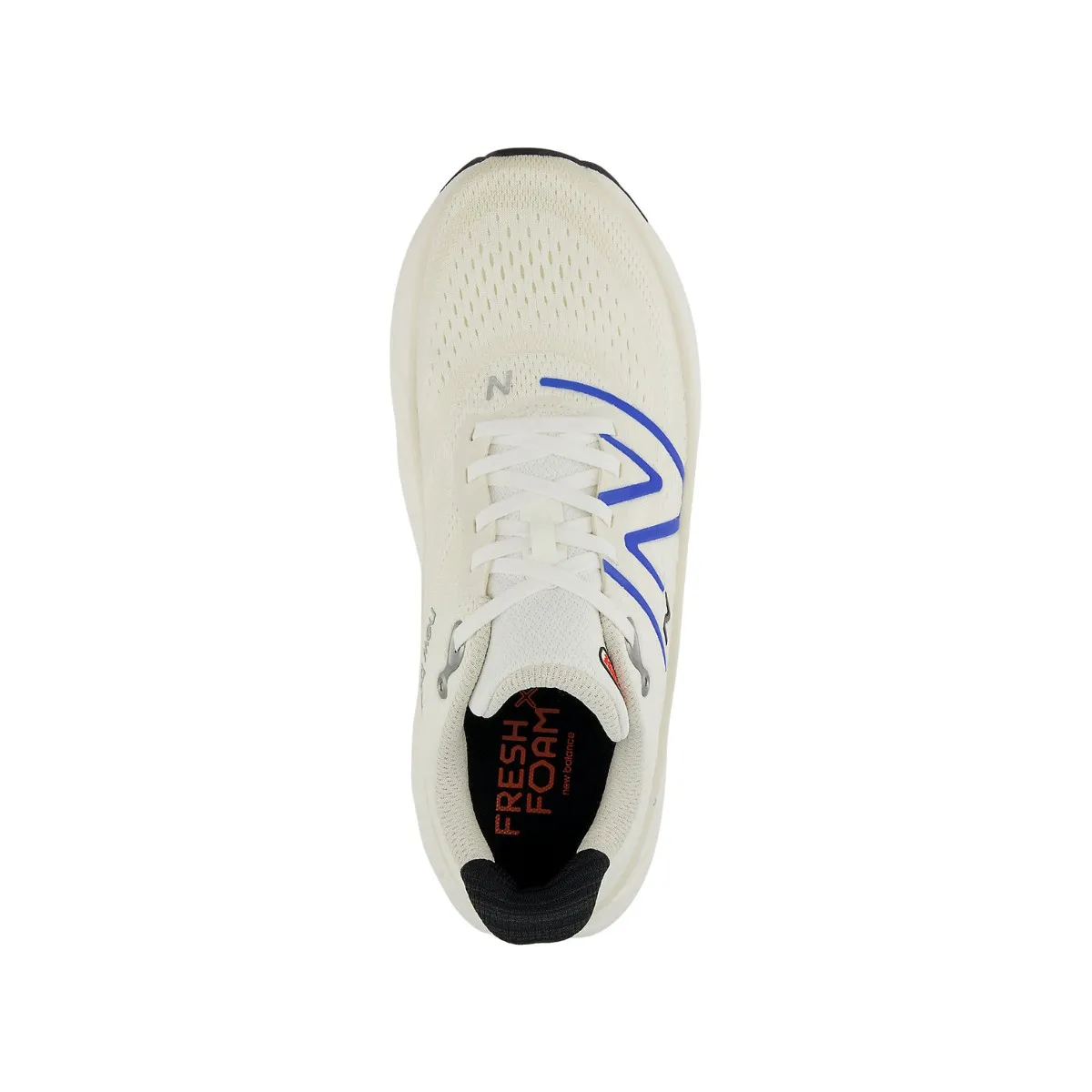 New Balance White Blue Sneakers - Fresh Foam X More v4 - SS24