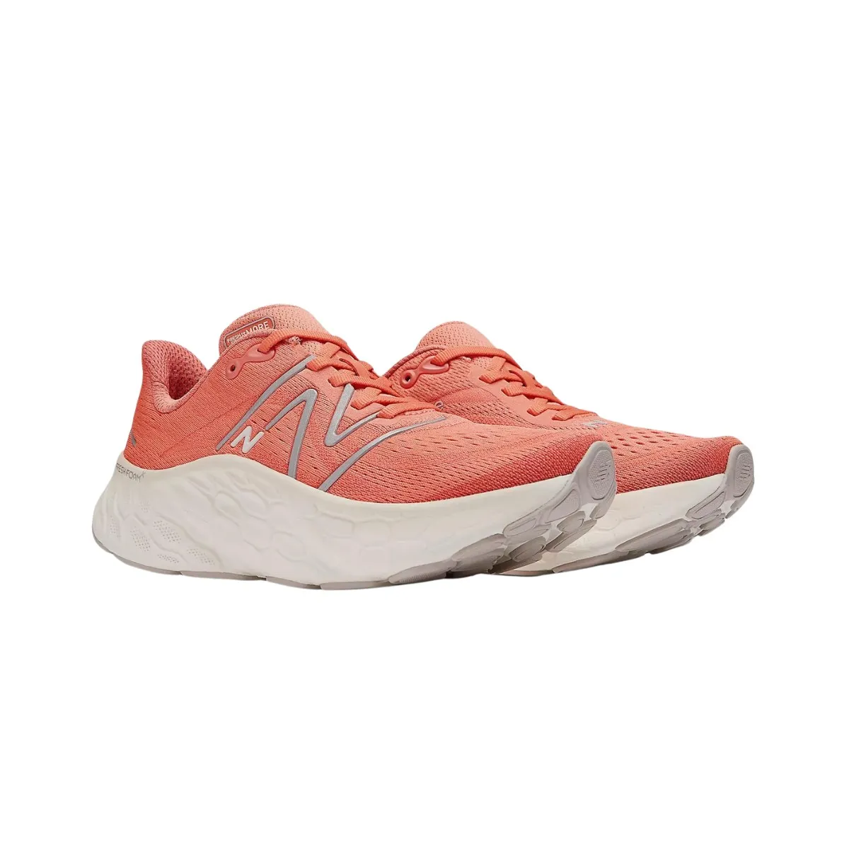 New Balance women's shoes - Fresh Foam X More v4 Coral White SS24