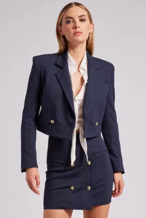 Nicolette Pinstripe Jacket