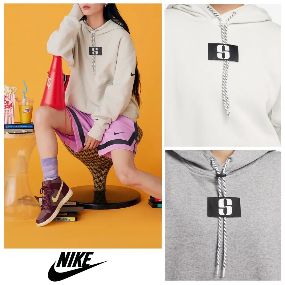 Nike Long Sleeve Shirt | Street Style | Plain Cotton | Logo