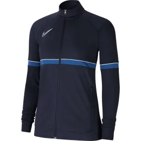 Nike women's Academy 21 Dri-Fit track jacket, obsidian color.