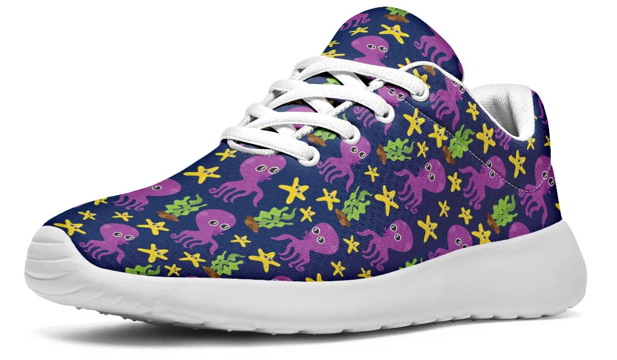 Octopus Print Sneakers