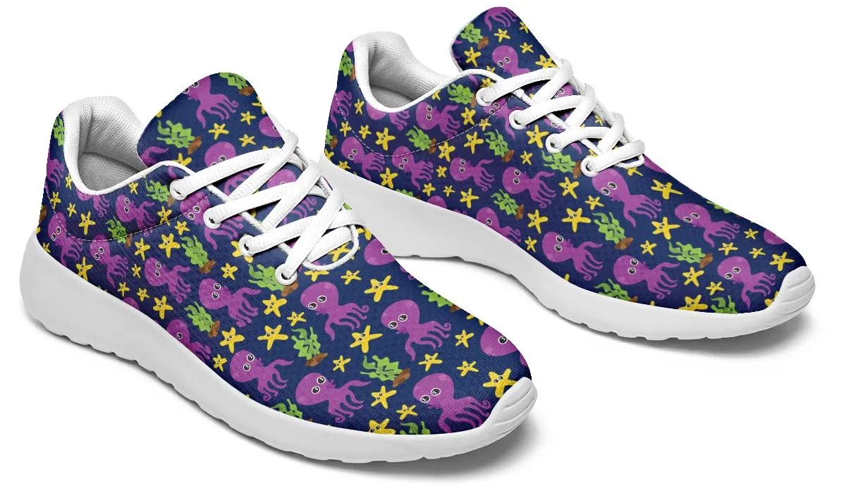 Octopus Print Sneakers