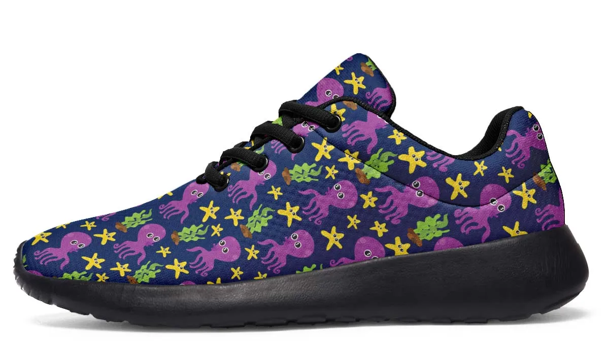 Octopus Print Sneakers