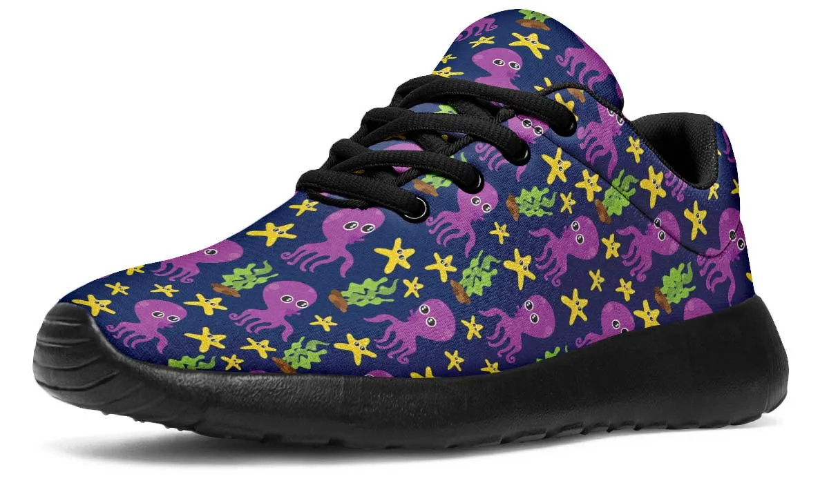 Octopus Print Sneakers