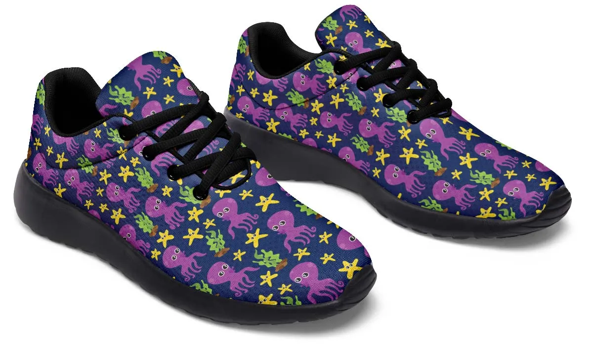 Octopus Print Sneakers