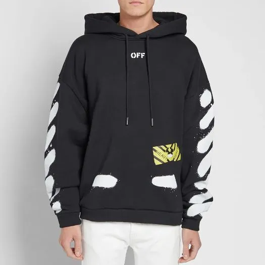 Off-White | Unisex Street Style Long Sleeve Cotton Oversized Logo