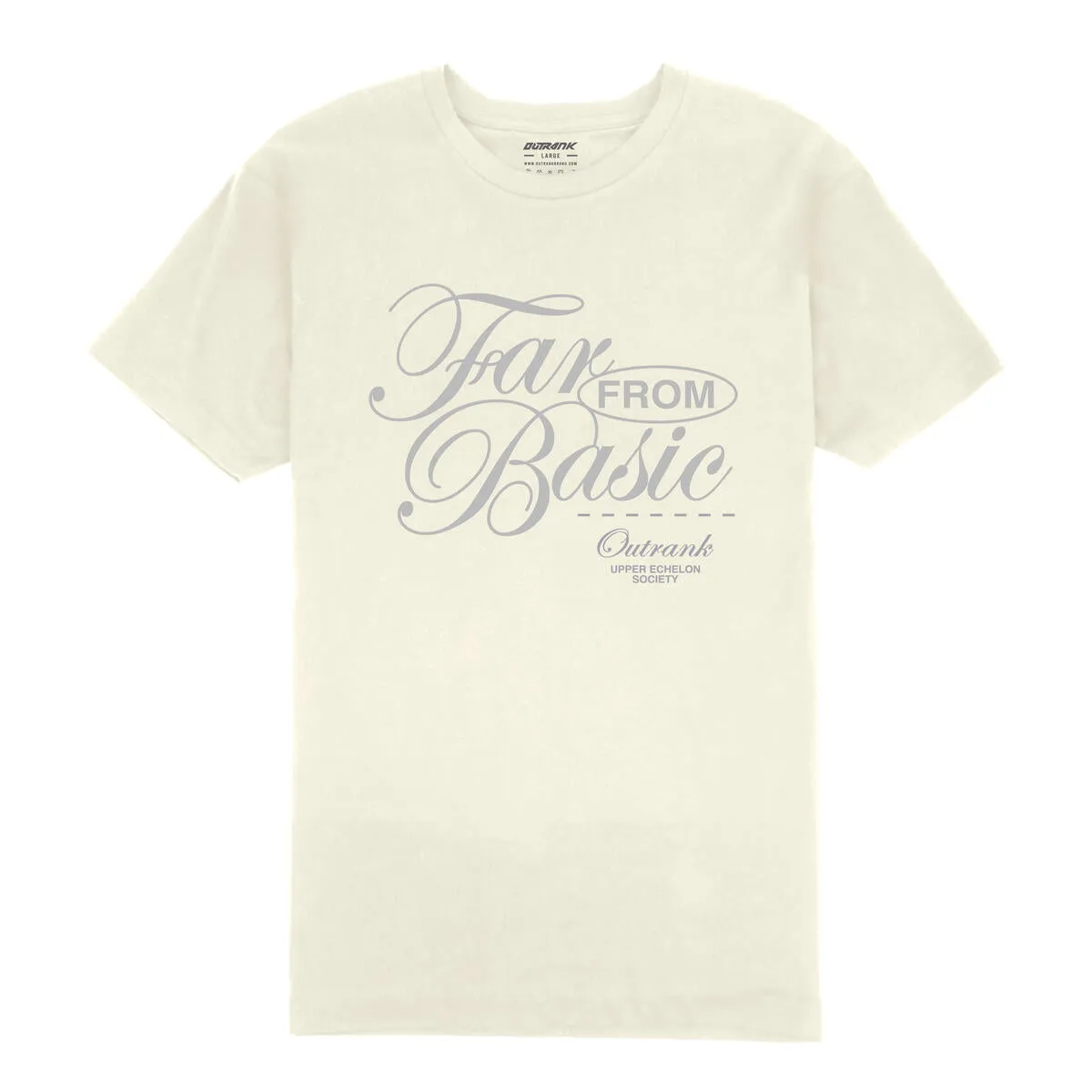 Outrnk Vintage White T-Shirt - Elegant and Unique Design