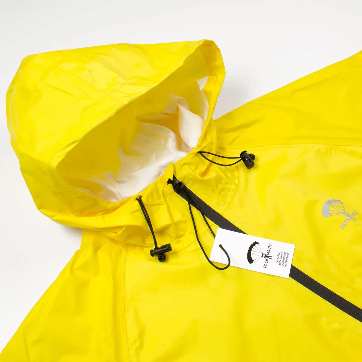 Packmack Parachute Rain Jacket - Yellow Cab