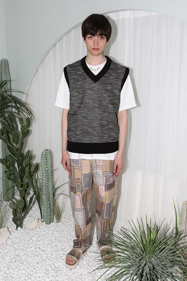 Patchwork Work Pants