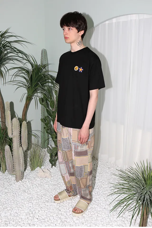 Patchwork Work Pants