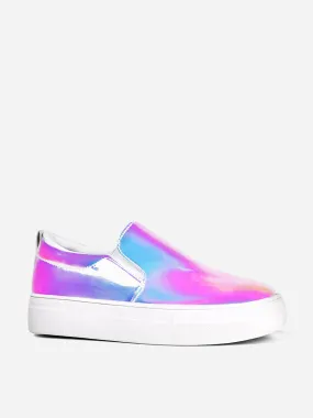 Platform slip-on sneakers