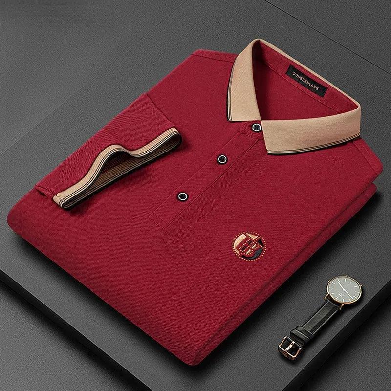 Polo Shirt with Embroidered Logo