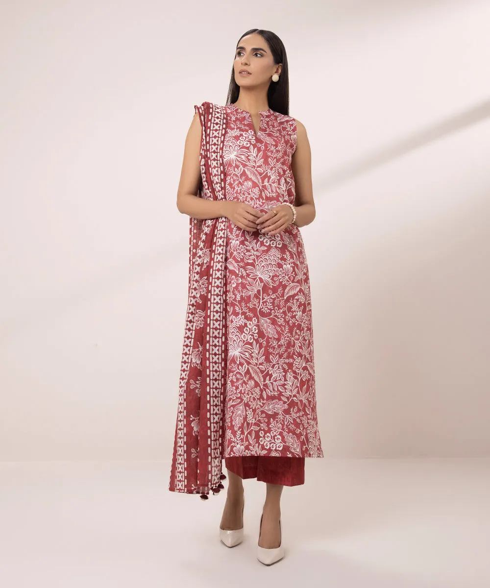 Printed Lawn Suit - 3 Piece