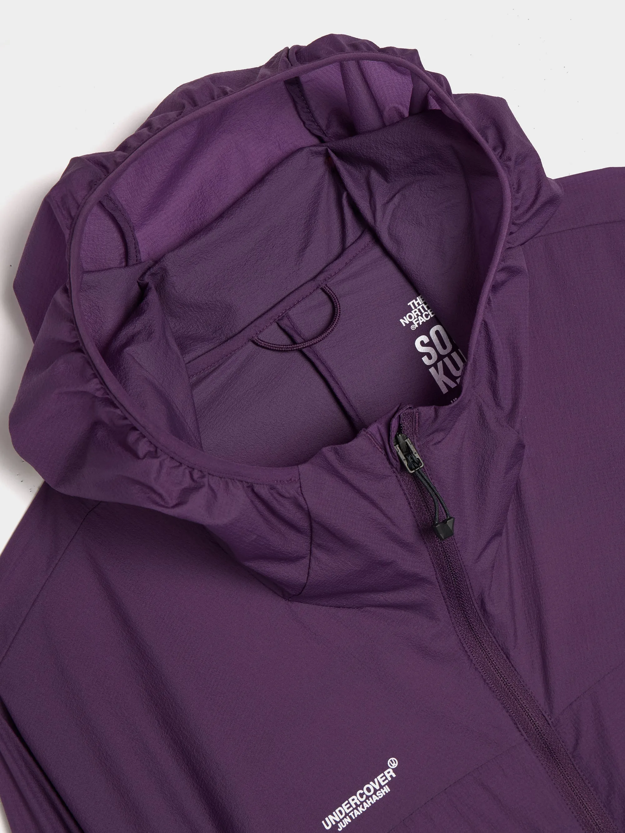 Project U Soukuu Trail Run Packable Wind Jacket, Purple.